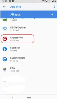 expressvpn inside apps