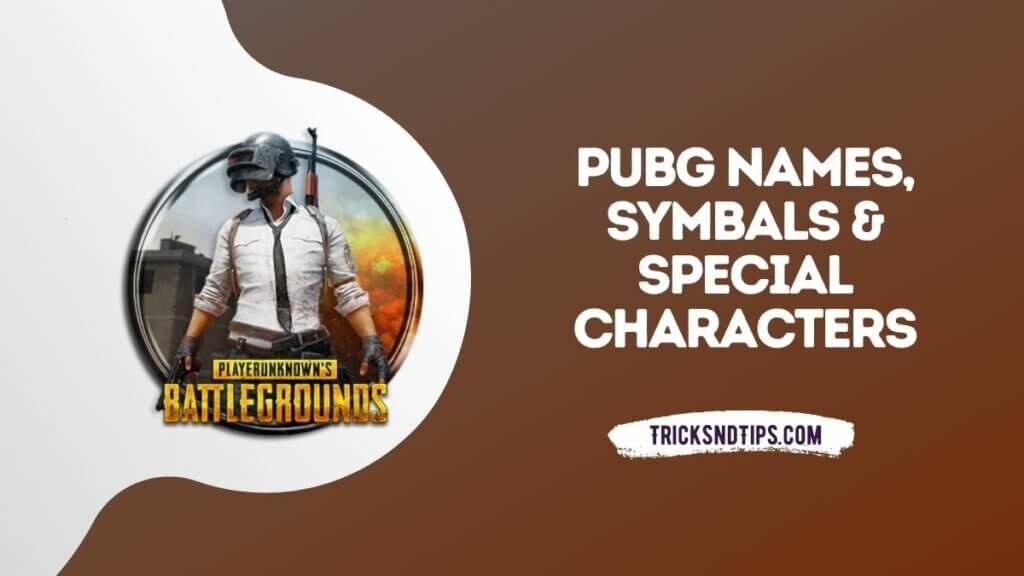 Pubg Mobile Name Symbol Generator / Add your names, share with friends.