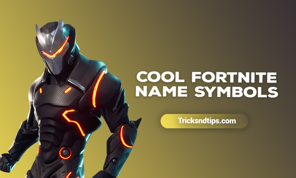 image of Cool Fortnite Name Symbols