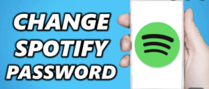 image of change spotify password