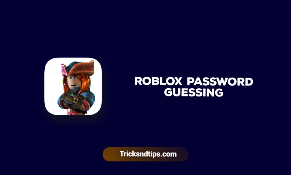 Roblox Password Guessing