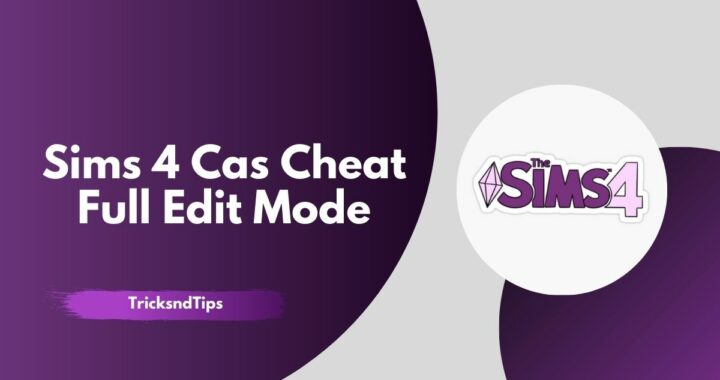 Sims 4 CAS Cheat Modo de edición completa (Funciona al 100%)