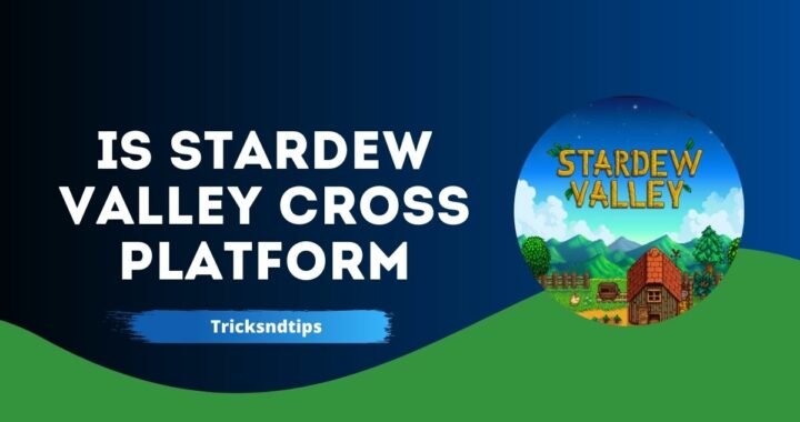Is Stardew Valley Cross Platform ( PS4, Switch, PS4 & XBOX )