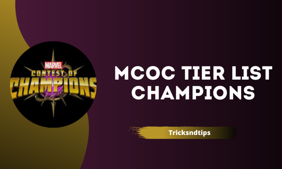 mcoc tier list champions