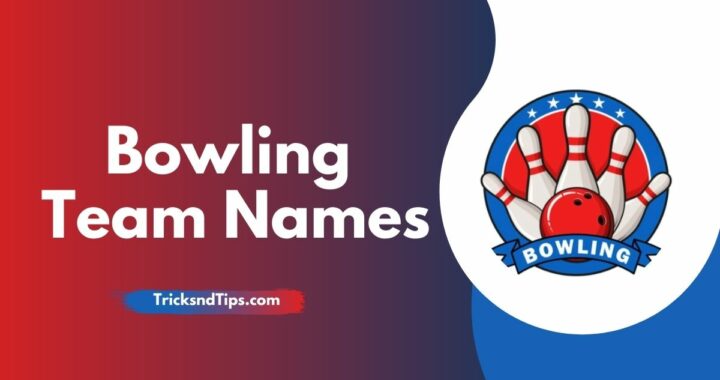 322 + Bowling Team Names and League Names ( Fresh and Unique )