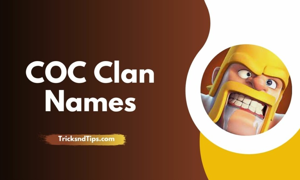 COC Clan Names_