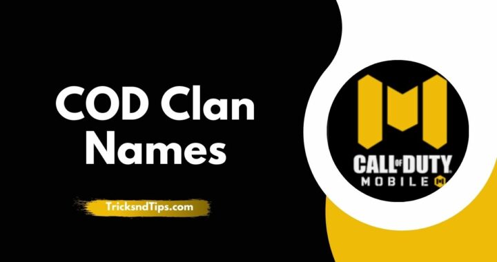 359 + Cool, Good, Funny, Best COD Clan Names ( Latest And New )