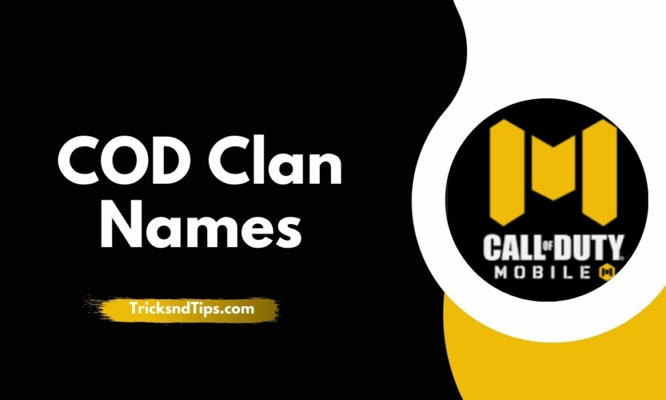 COD Clan names_