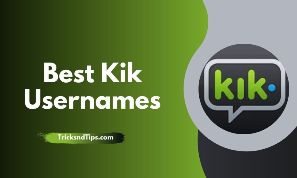 Best Kik Usernames