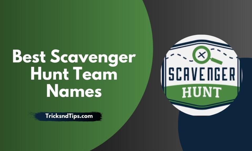 Best Scavenger Hunt Team Names
