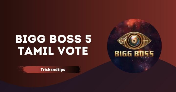 Bigg Boss 5 Tamil Vote ( Season 5 Online Voting and Results )