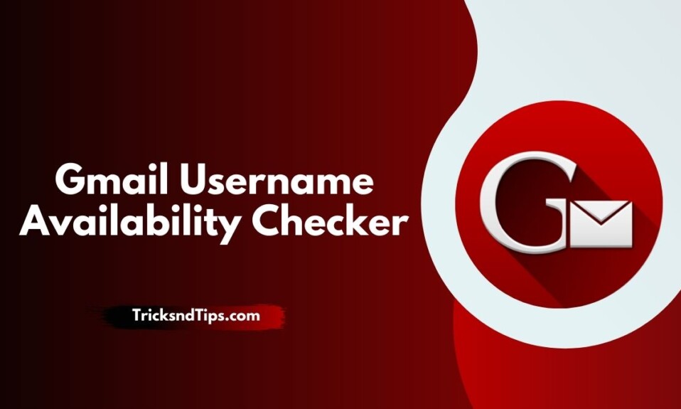 Gmail Username Availability Checker