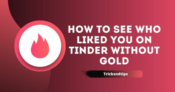 How to See Who Liked You on Tinder Without Gold ( 100 % Free & Working )