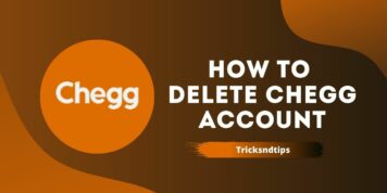 How to Delete Chegg Account? ( Easy & Simple Steps with Screen Shot ) 2023