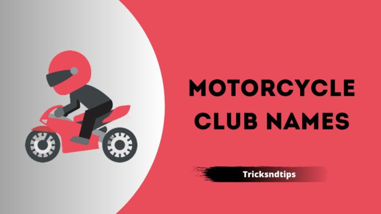 1465+ Motorcycle Club Names ( Cool, Funny & Unique ) 2023 — Tricksndtips