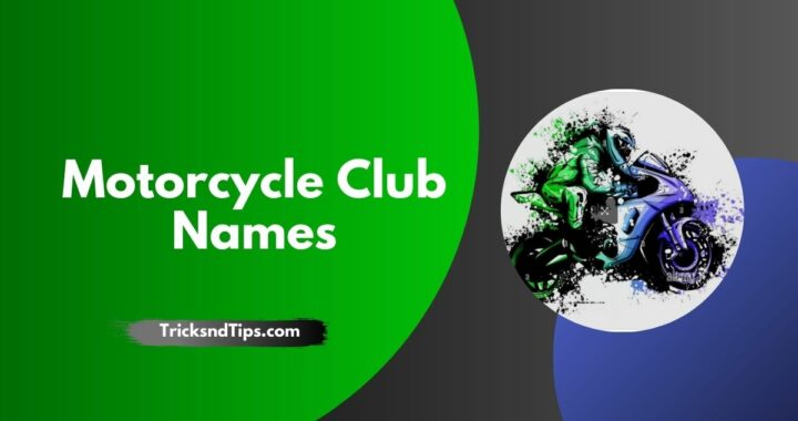 1465+ Motorcycle Club Names ( Cool, Funny & Unique )