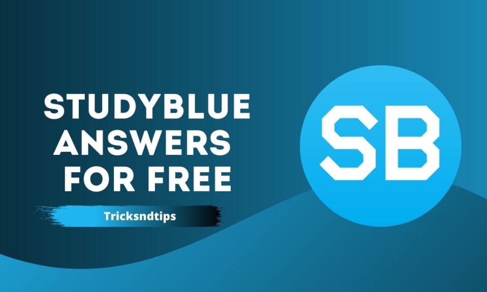 StudyBlue Answers for free