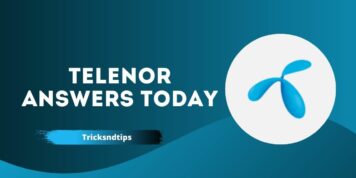 Telenor Answers: Today Telenor Quiz Answers