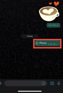 How to send a view once photos and videos on WhatsApp