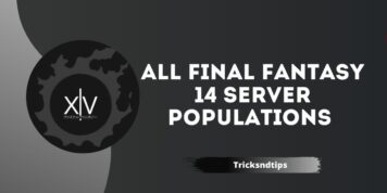 All Final Fantasy 14 Server Populations ( Latest Update )
