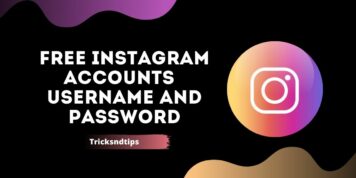 Free Instagram Accounts Username And Password ( Latest & Working ) 2023