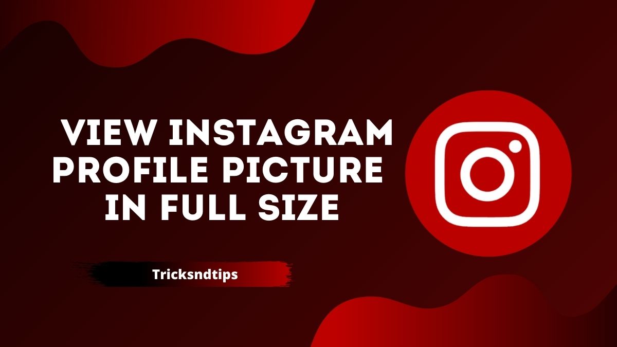 Tutorial: Download Instagram Profile Picture in Full-size : r