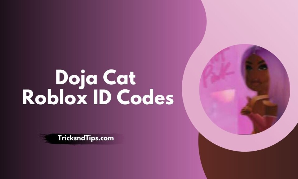 Doja Cat Roblox ID Codes