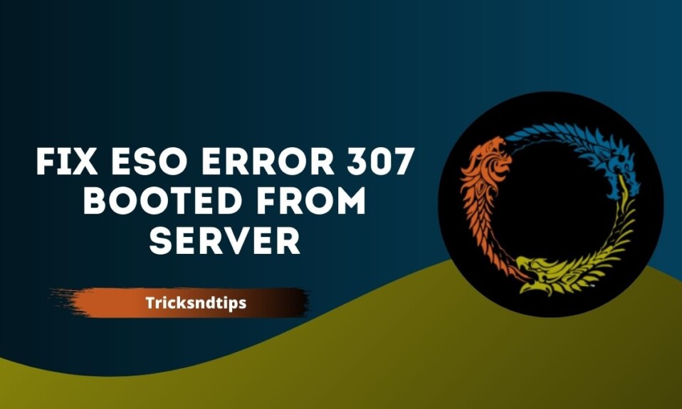 Fix ESO Error 307 Booted from Server