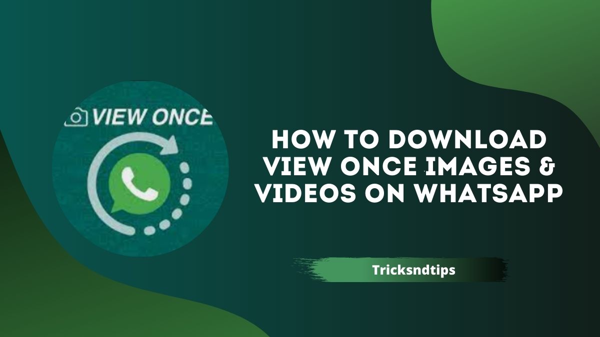 How To Download View Once Images/Videos On WhatsApp 2023