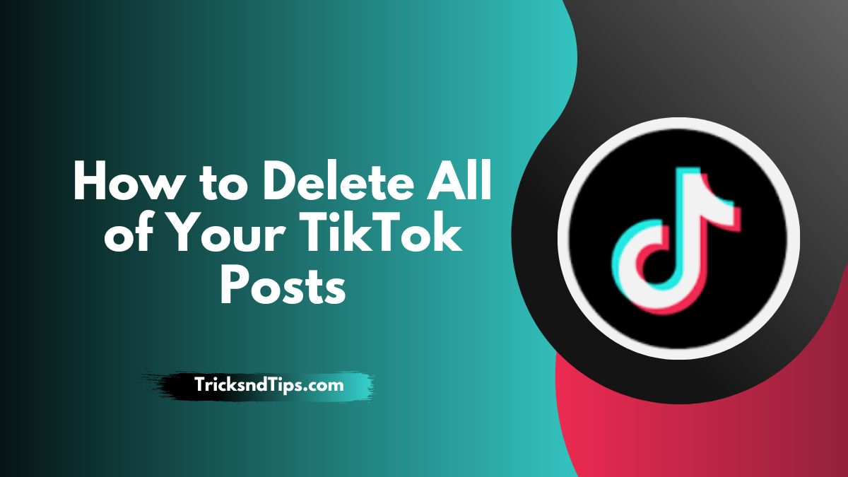 How to Delete All of Your TikTok Posts ( Simple & Fast Ways ) 2023