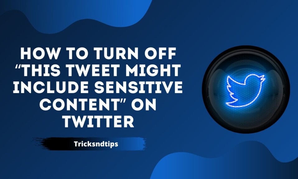 How to Turn Off “This Tweet might include sensitive content” on Twitter