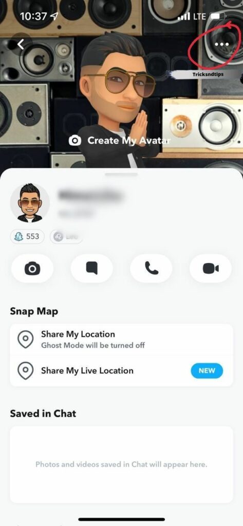 open the friend’s story and click on the friend’s photo.