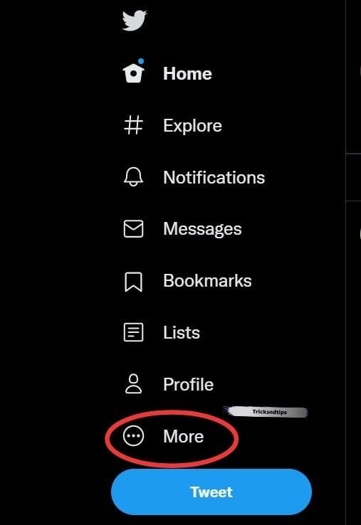 Tap on the Settings and Privacy option