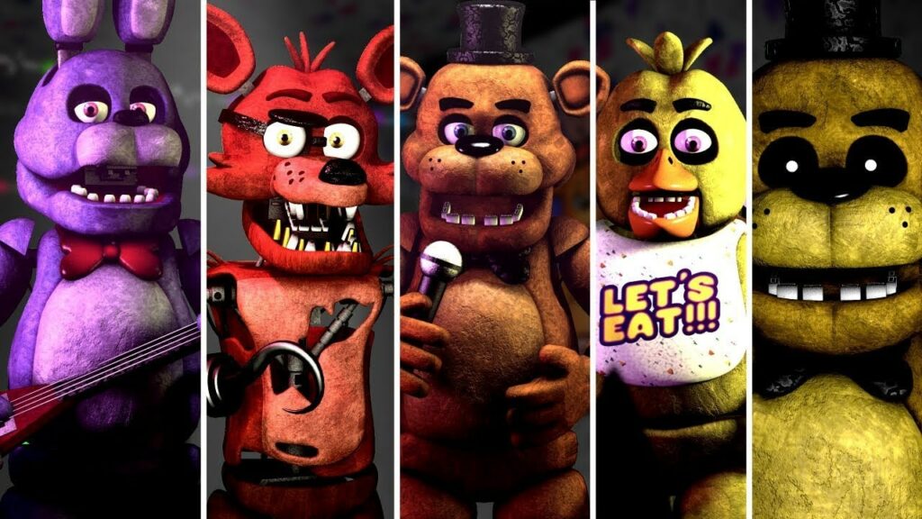 Five Nights at Freddy's 1 Characters
