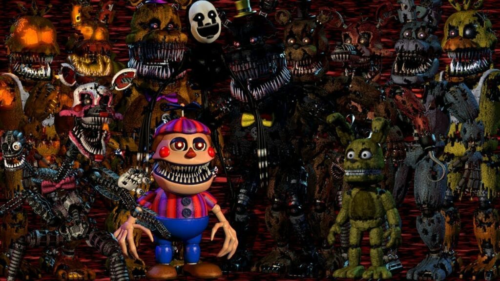 Five Nights at Freddy's 4 characters