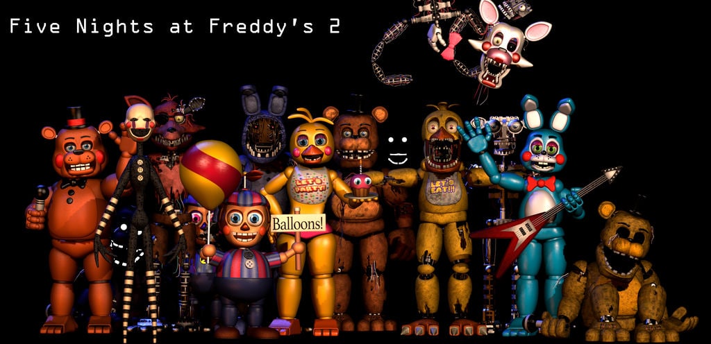 Five Nights at Freddy's 2 characters