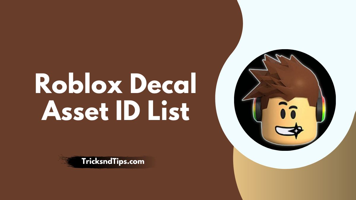 Roblox Decal Asset ID List ( Best Image ID Codes of 2023 )