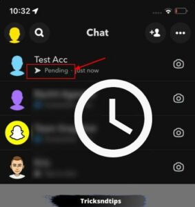 How long are the pending messages on Snapchat?