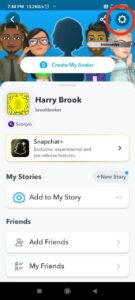 ver el historial de chat de Snapchat