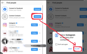 
how to get phone number from instagram private account