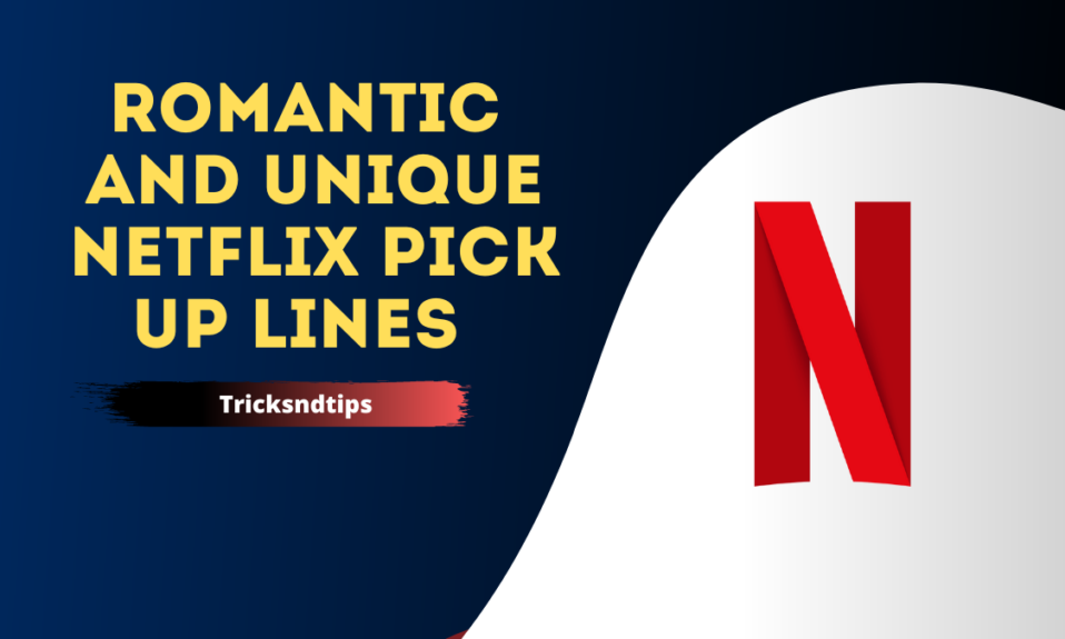 150+ Hilarious, Dirty, Romantic, and Unique Netflix Pick Up Lines 2023