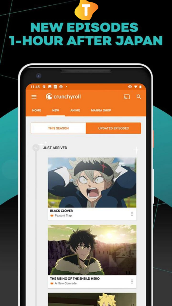 Crunchyroll Premium Free Apk